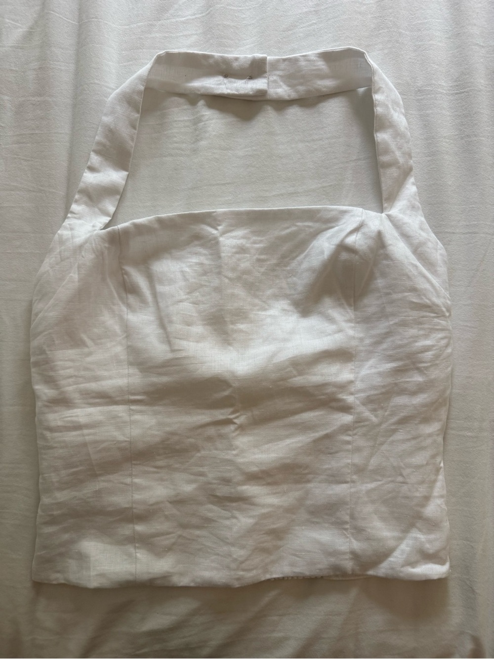 Wilfred White Halter-Style Tank Top